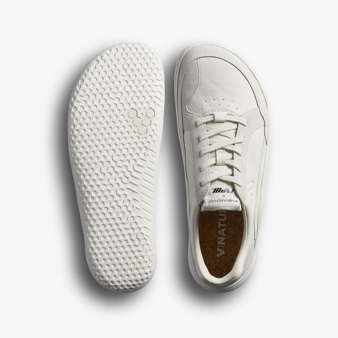 Vivobarefoot - GOBI II SNEAKER PREMIUM LEATHER WOMENS LIMESTONE - immagine 2